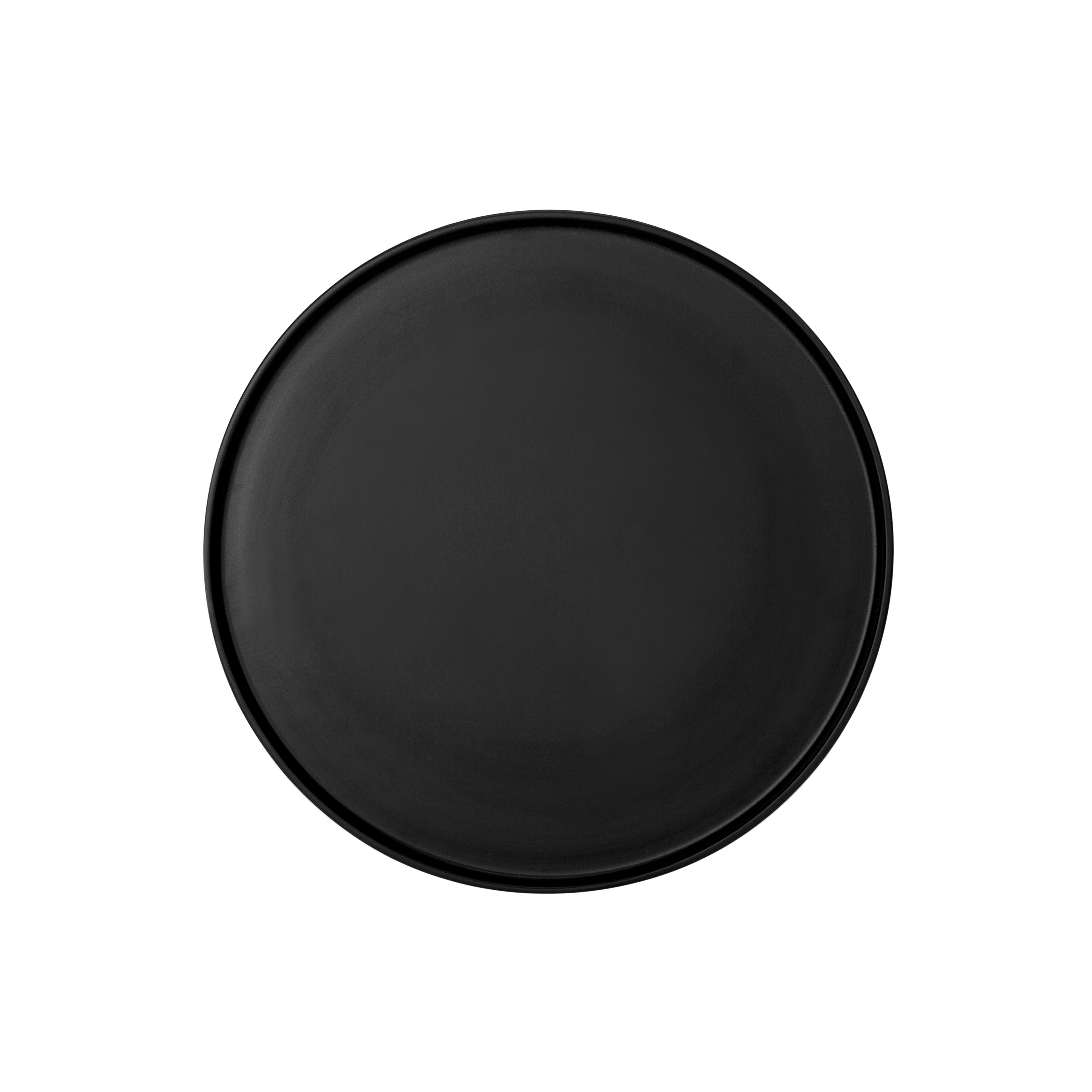 有沿圆平盘（黑）